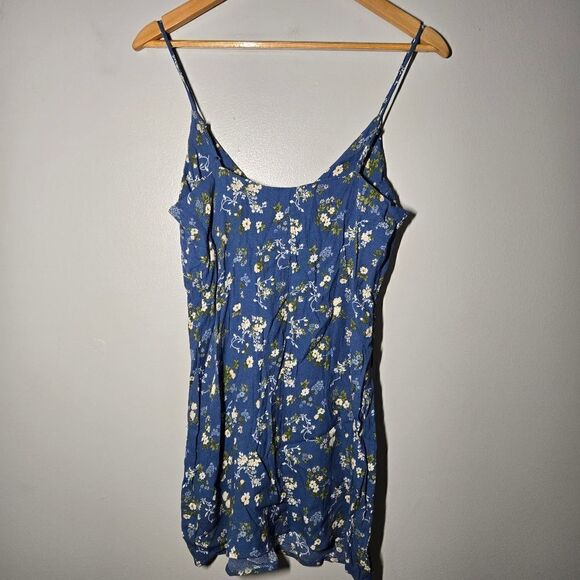 Reformation Ventura Floral Print Mini Dress Avery Blue Multi Spaghetti Straps M - Picture 7 of 8